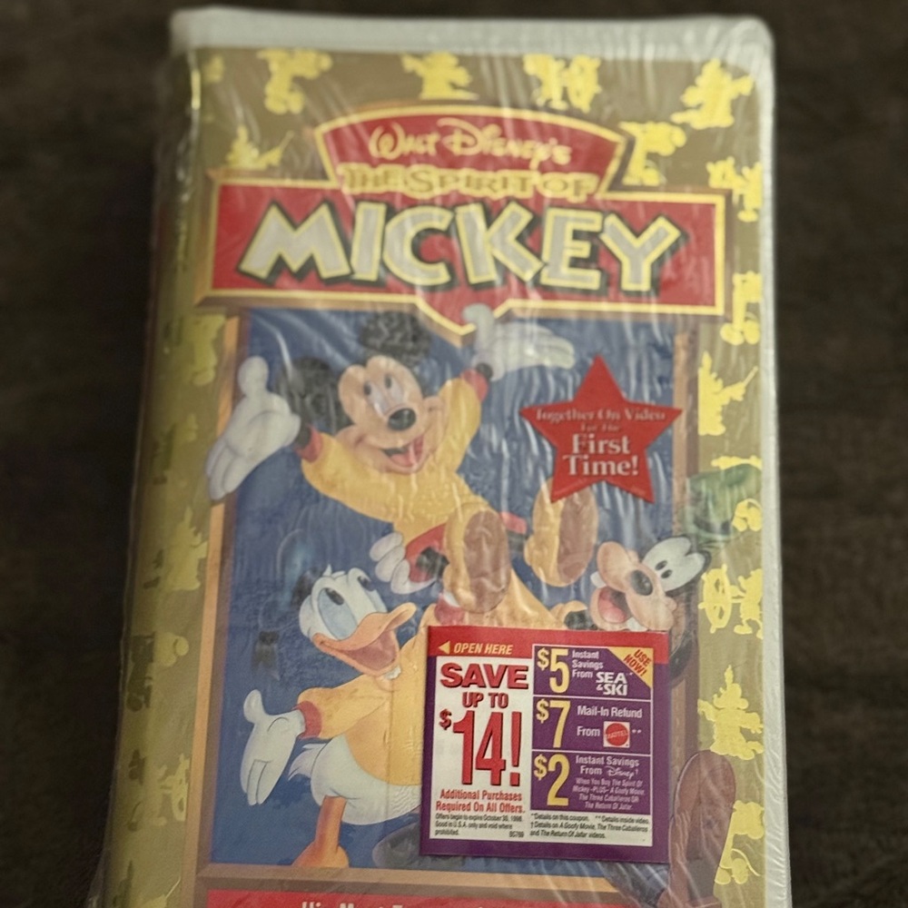 Disney Yellow and Red Video Camera for Capturing Memories